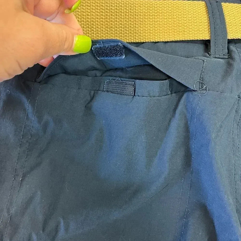 Reel Life Navy Belted Fishing Shorts sz M